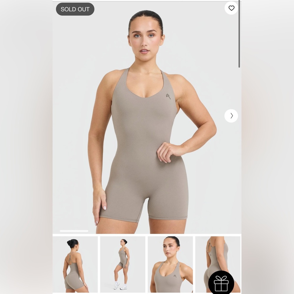 Oner Active Unified Scoop Back Romper